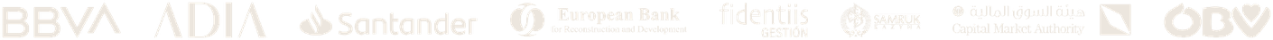 BBVA, ADIA, Santander, European Bank for Reconstruction and Development, fidentiis Gestión, Samruk-Kazyna, Capital Market Authority, OBV