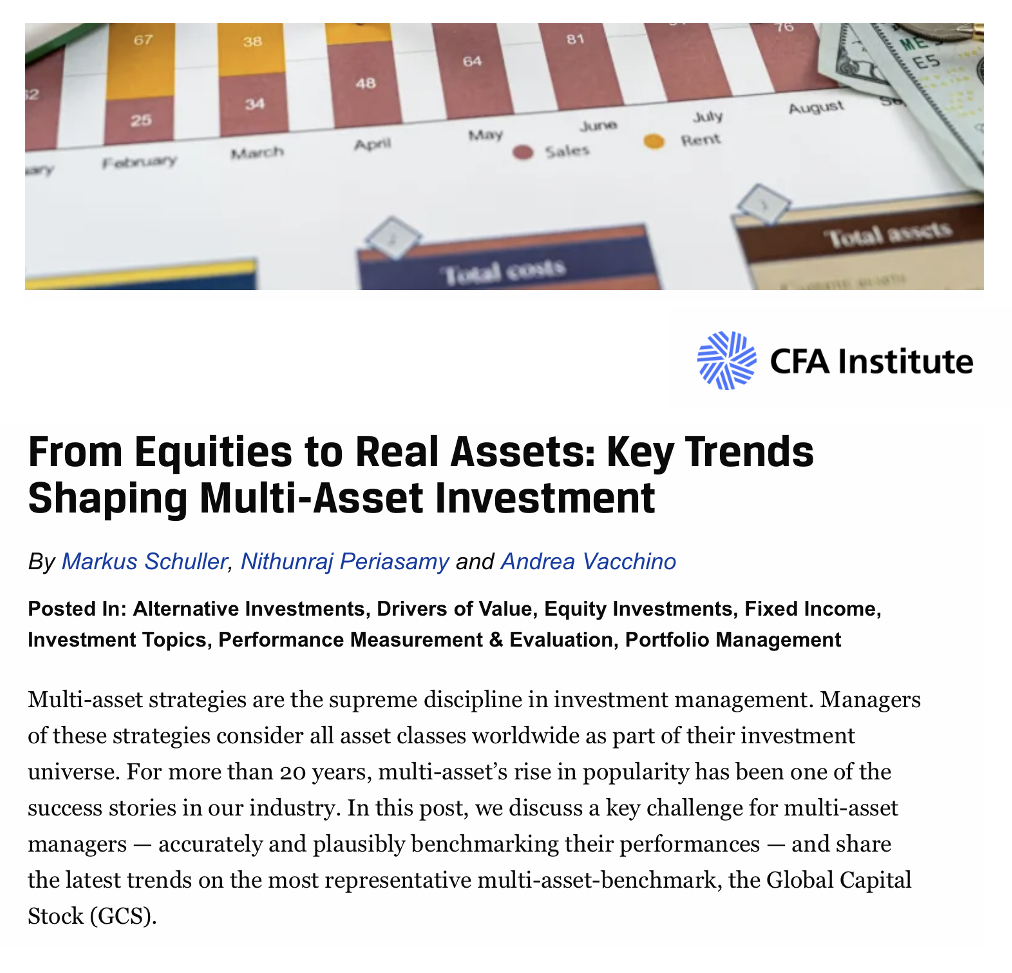 CFA Institute Features Panthera Research on Global Capital Stock